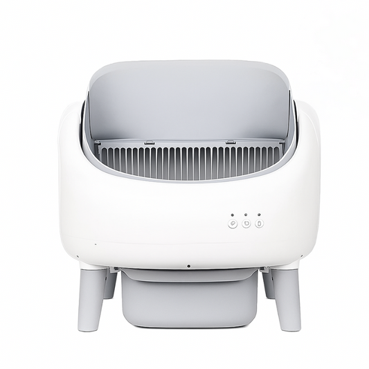 Litière autonettoyante chat NEKŌA SORA | Silencieuse | Sécurisée | 65L